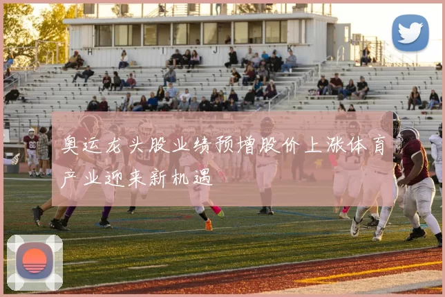 奥运龙头股业绩预增股价上涨体育产业迎来新机遇